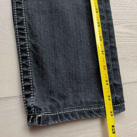 Miss Me Jeans Womens 27 Dark Gray Skinny JP5014SK-3 Embellished Pockets Denim - Picture 13 of 15